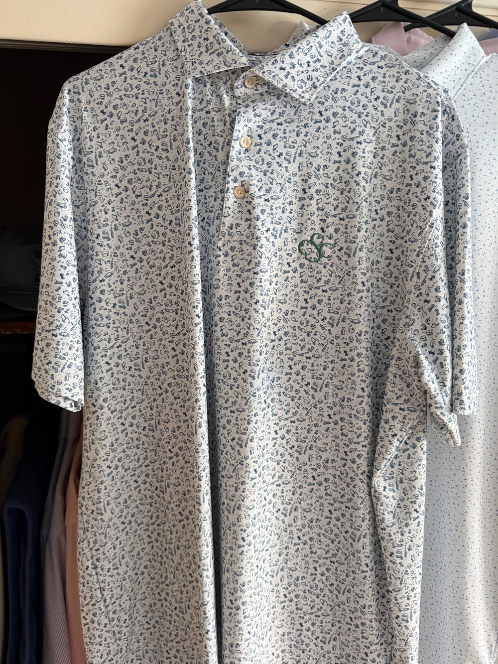 Peter Millar Summer Comfort Golf Polo Size Large
